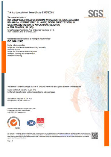 ISO 14001:2015 Environmental management system
